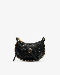 ISABEL MARANT Women's Oskan Moon Soft Leather Shoulder Bag in black - women's bag