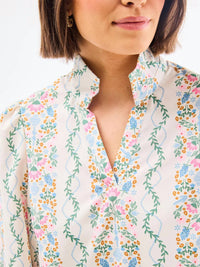 Mary Square Kayla Ivy Lane Long Sleeve Top in ivory - women's blouse - view 6