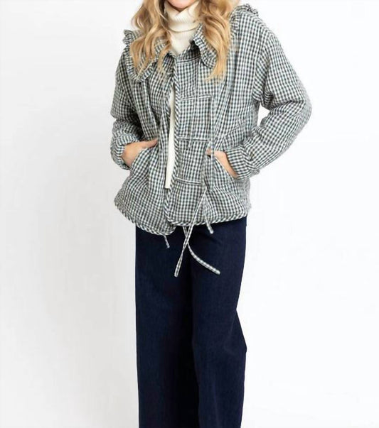 Karlie - Gingham Check Jacket