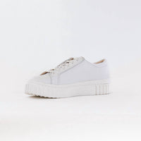 Clarks Women's Mayhill Walk Sneakers in off white leather - women's sneaker - view 4