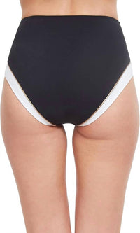 Gottex Standard High Class Side Tie Skirte Swim Bottom in black - women's swimwear - alternate view