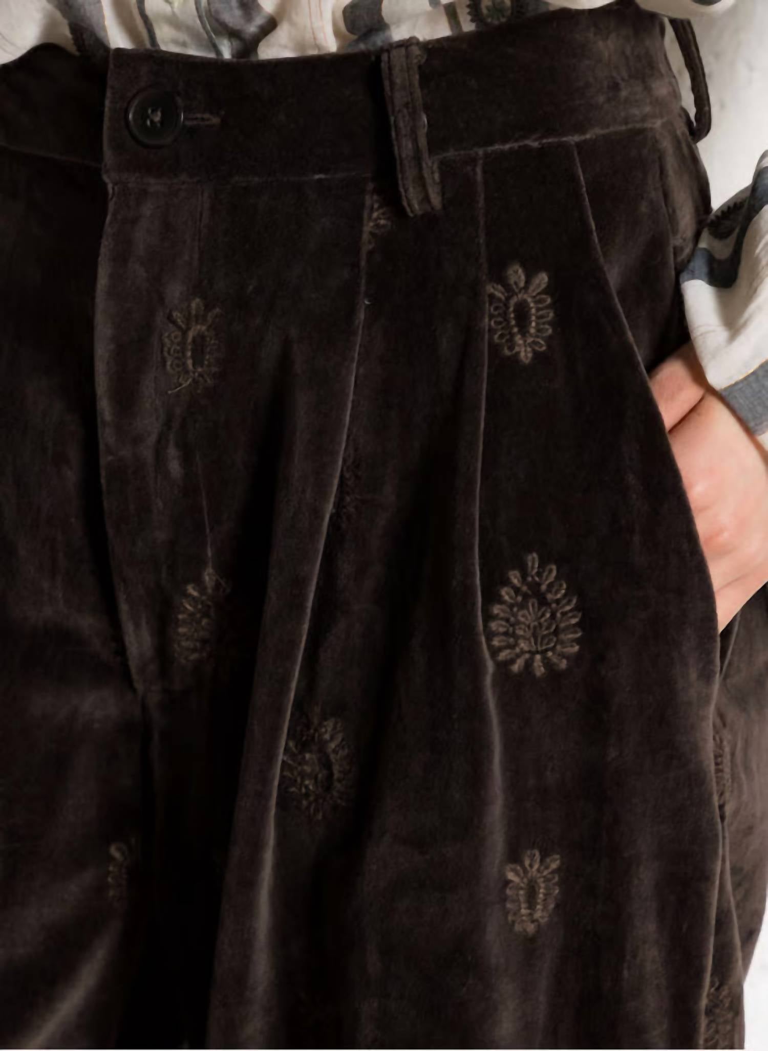 Maison Hotel - Velluto Paco Wide-leg Pant