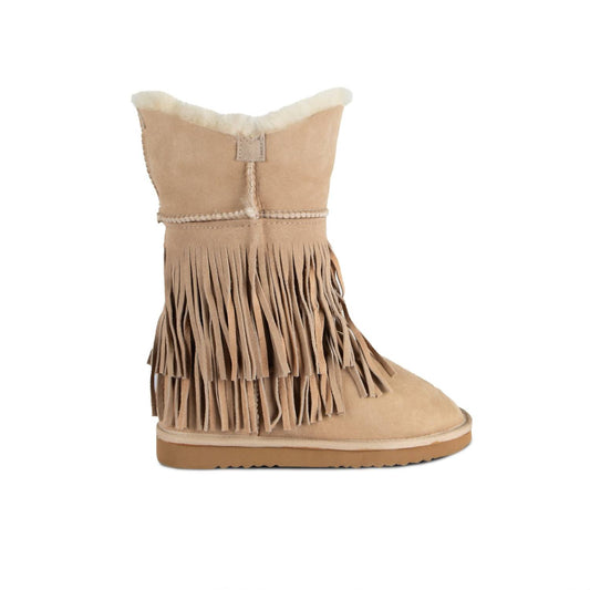 Cloud Nine - Women's Classic Fringed Sheepskin Boot