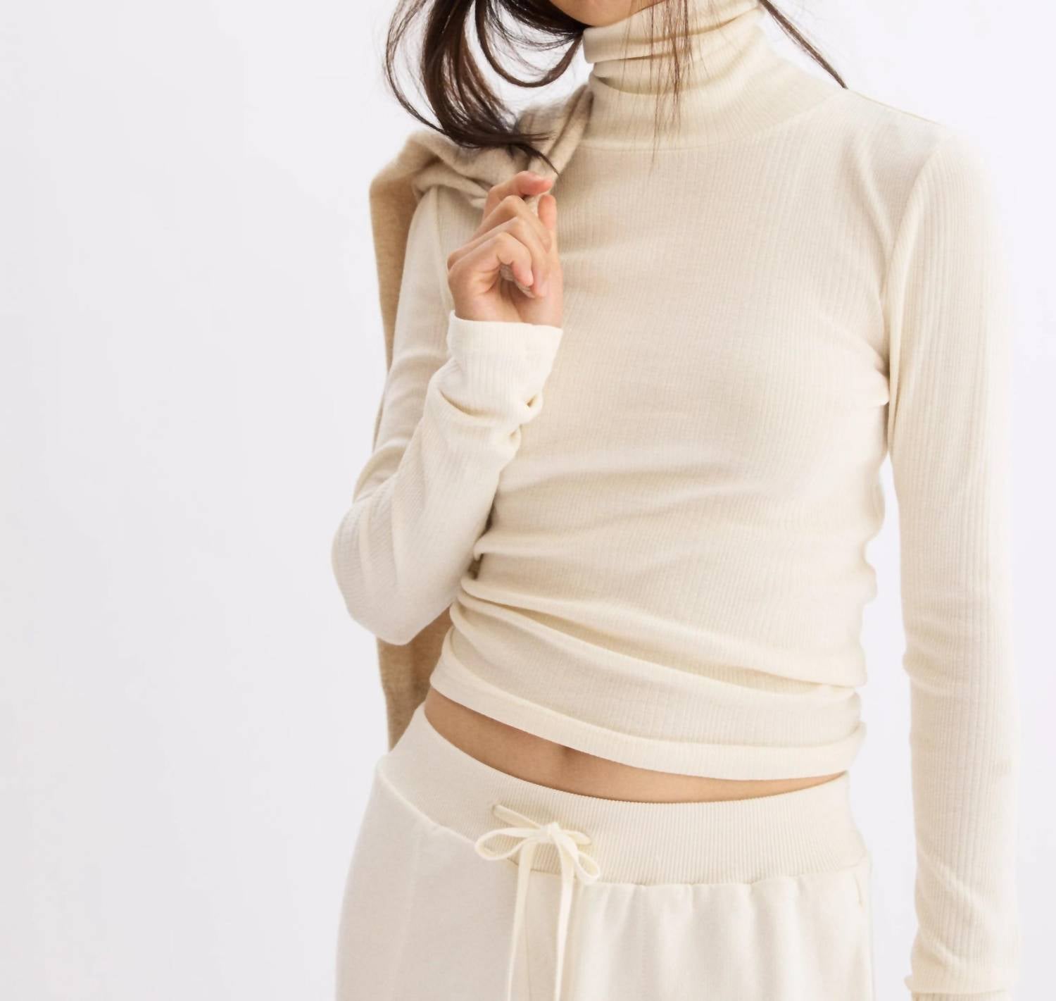 Arlo Mott - Clinton Long Sleeve Turtleneck Top