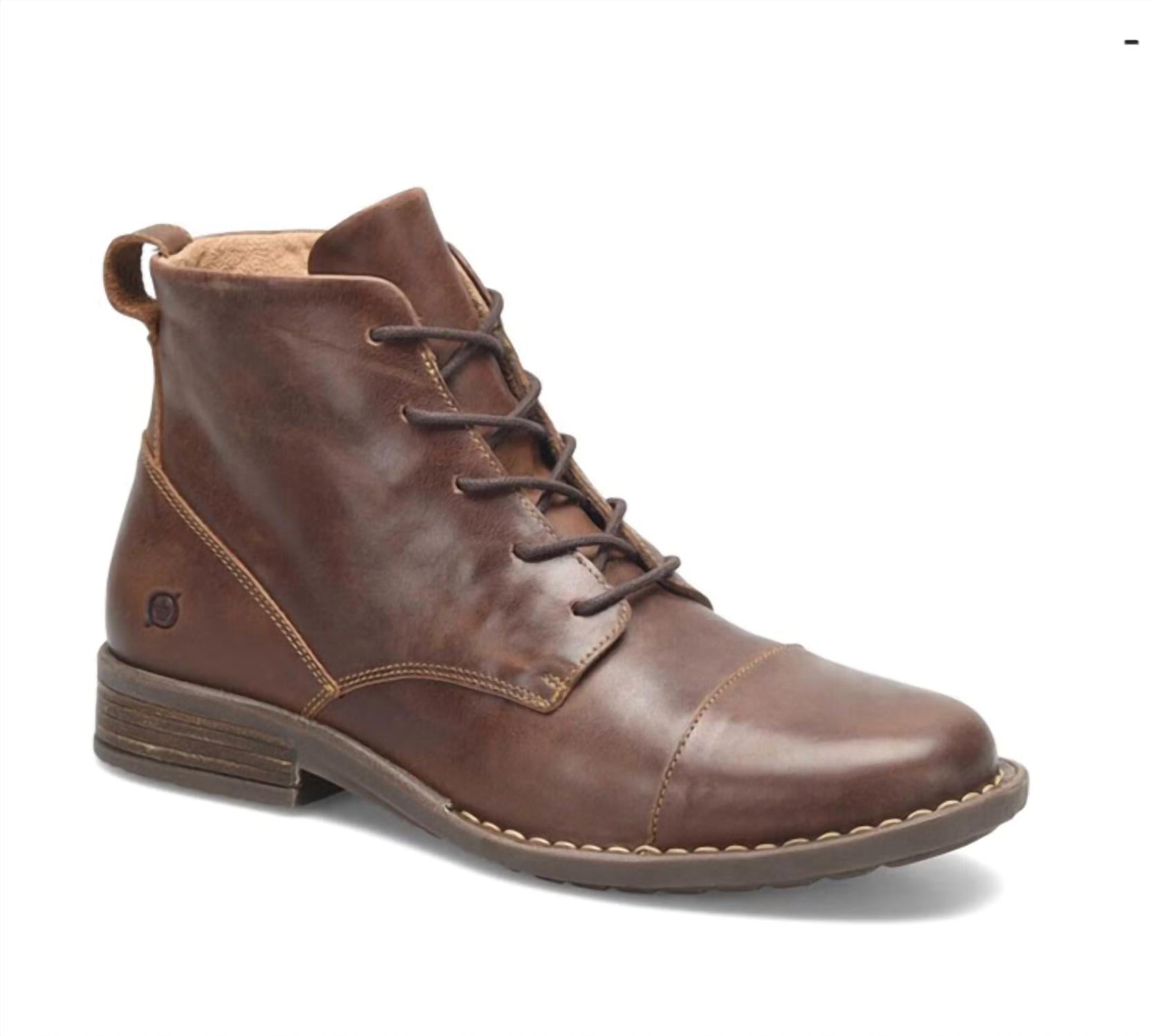 Born Men's Ryker Casual Boot in brown wood - men's boots