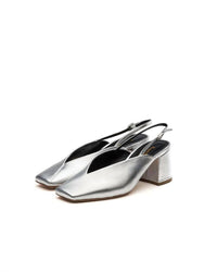 Rupert Sanderson Women's Marquito Heels in silver - women's heels - detail view