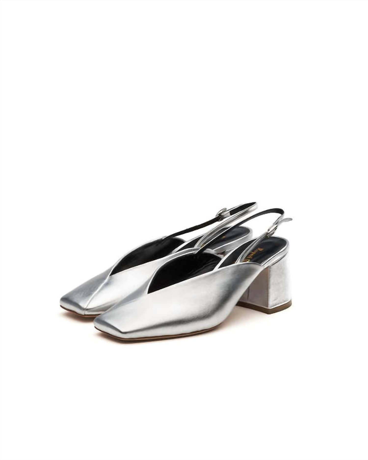 Rupert Sanderson Women's Marquito Heels in silver - women's heels - detail view