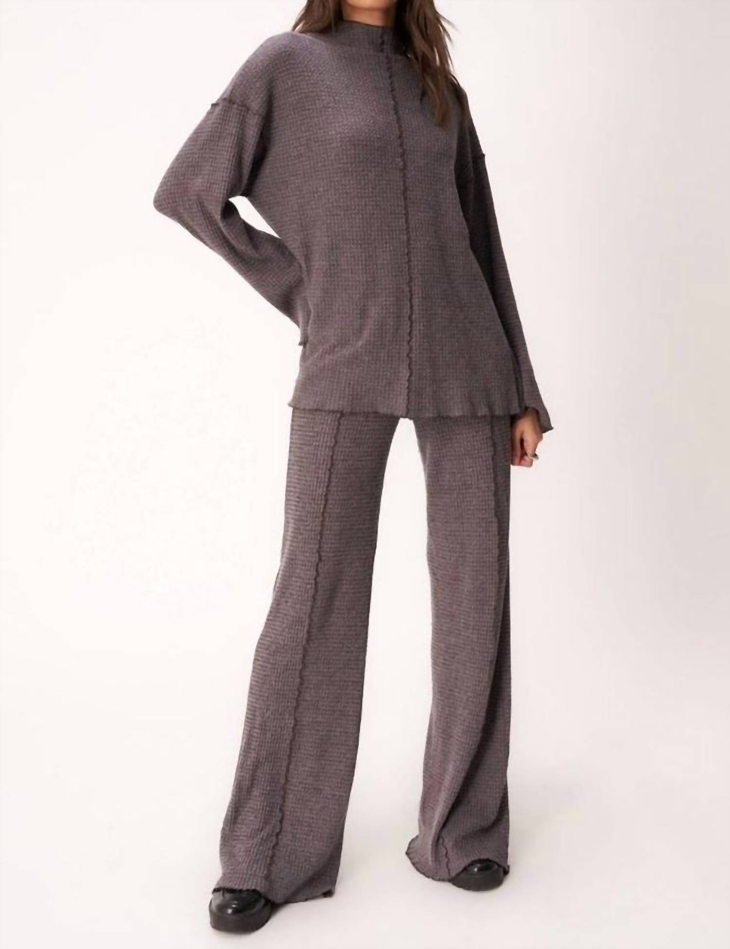 Project Social T - Simply Cozy Seamed Thermal Pant