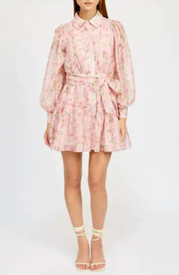 En Saison - JOSETTE MINI LONG SLEEVE DRESS