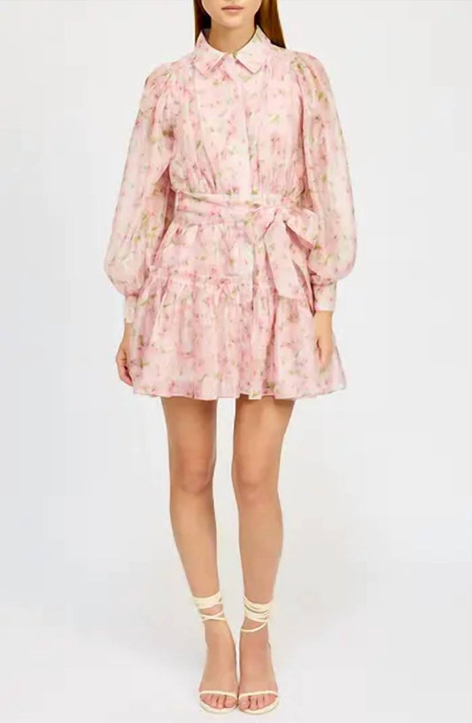 En Saison - JOSETTE MINI LONG SLEEVE DRESS