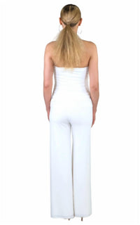 Eva Varro - Strapless Tux Jumpsuit