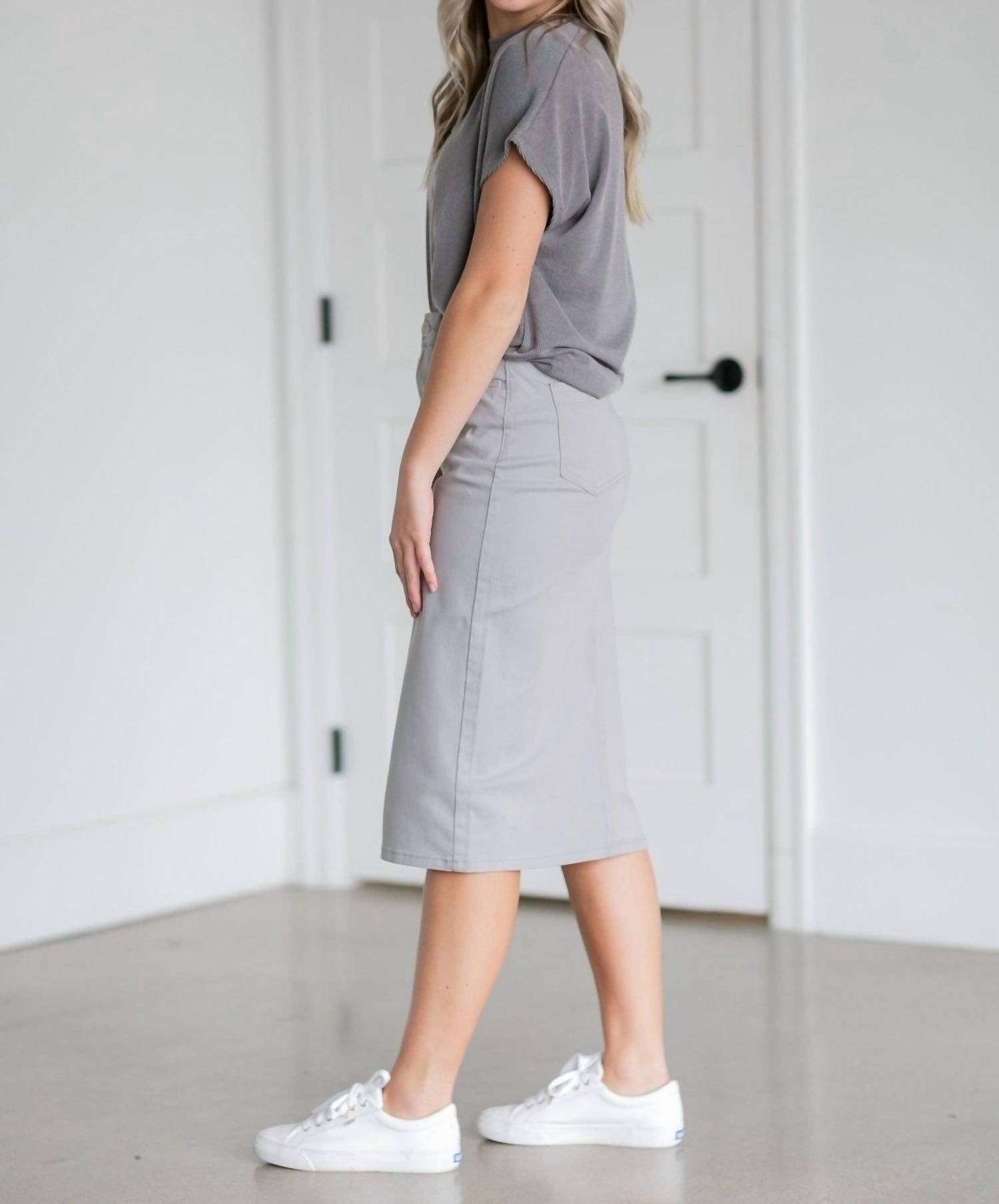 Inherit Clothing Company - Remi Denim Midi Skirt