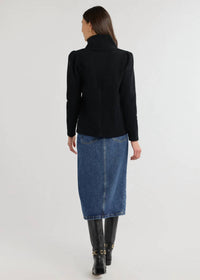 Dudley Stephens - Camilla Puff Sleeve Turtleneck Top