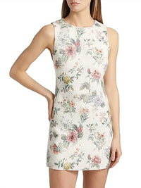 Alice + Olivia - Clyde Floral A-Line Mini Dress