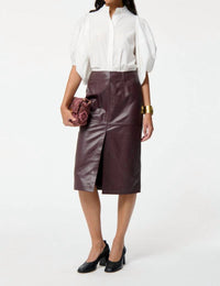 Vanessabruno - Felindra Leather Skirt