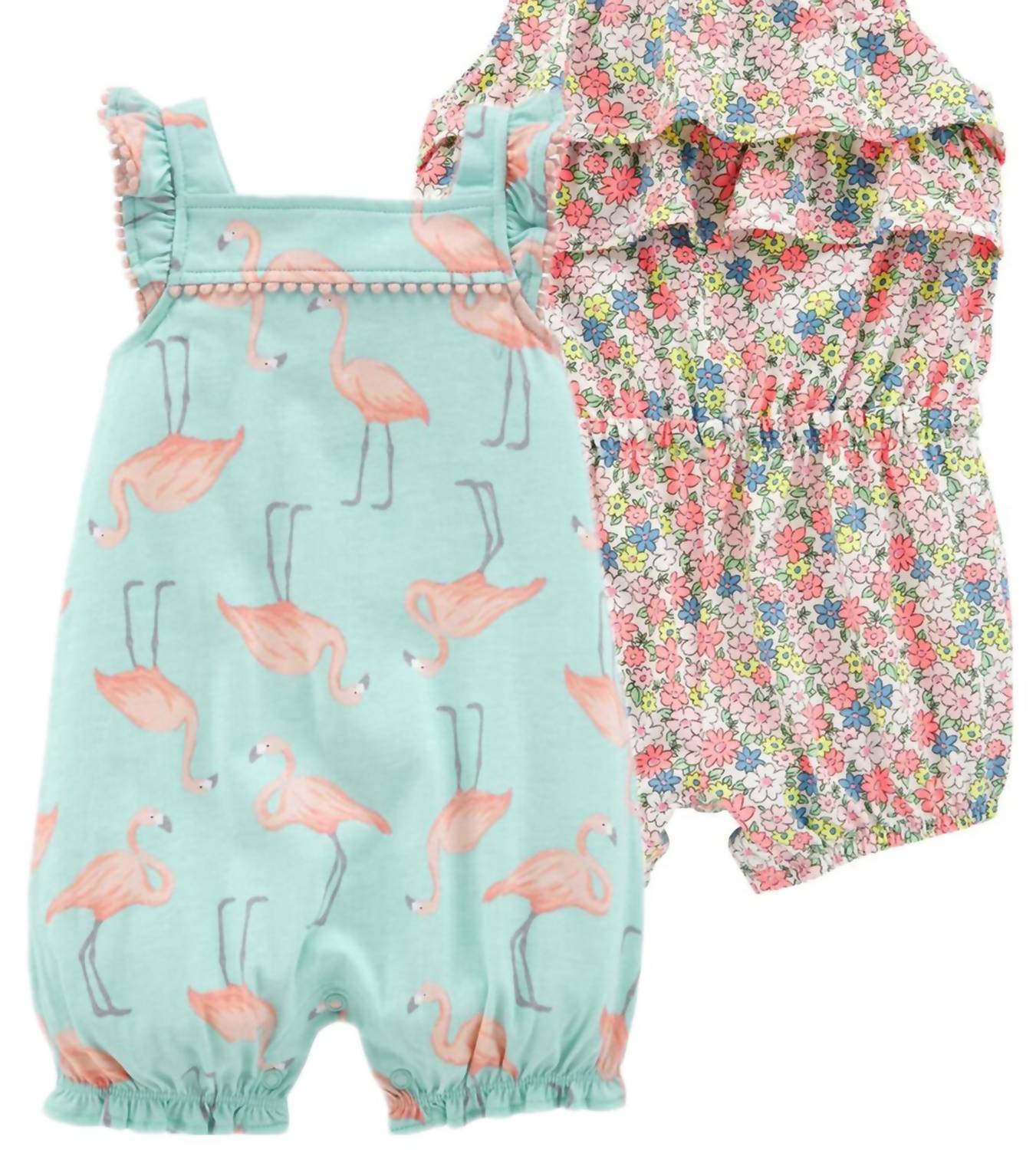 Carter'S - Girls Infants Multi Theme 2 Piece Set