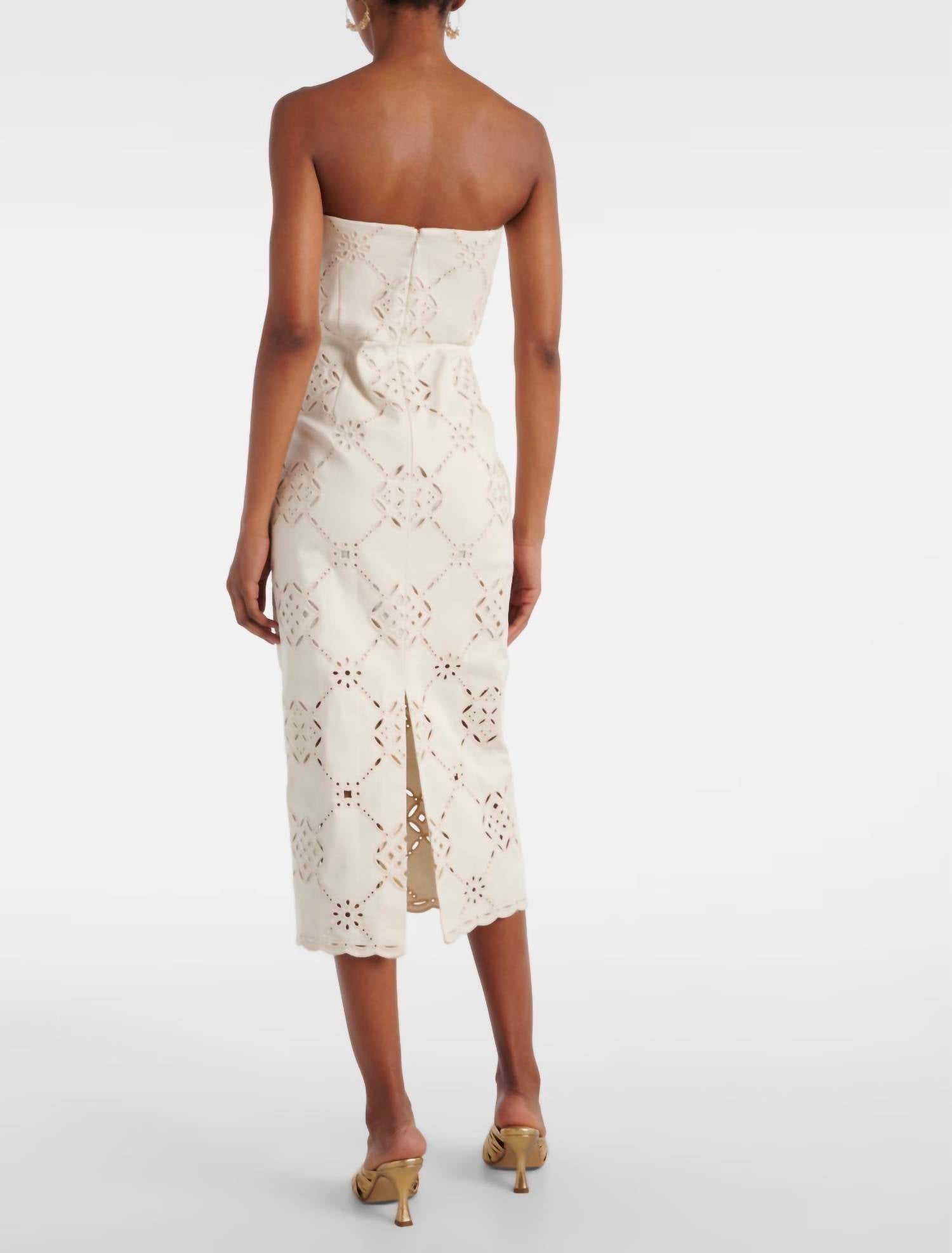 Veronica Beard - Netia Embroidered Midi Dress