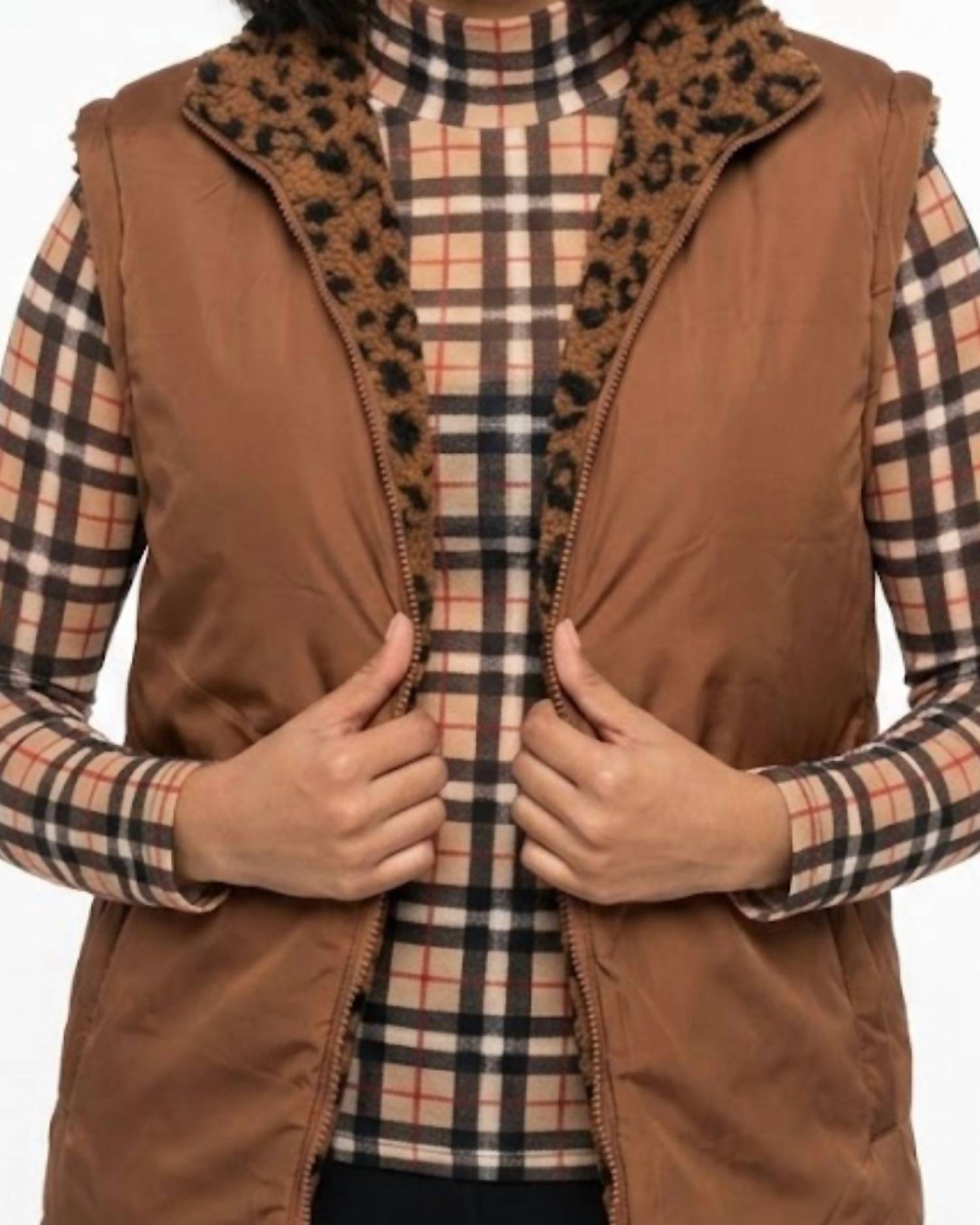 Grace + Emma - Luscious Lady Leopard Vest