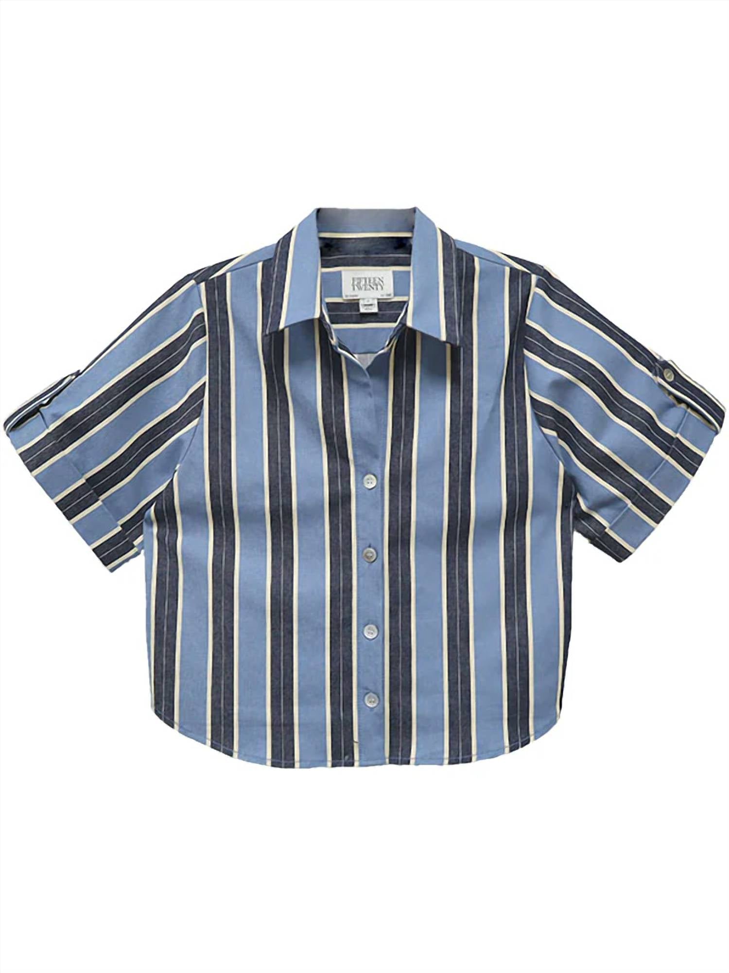 Fifteen Twenty - Kay Cuffed Sleeve Shirt