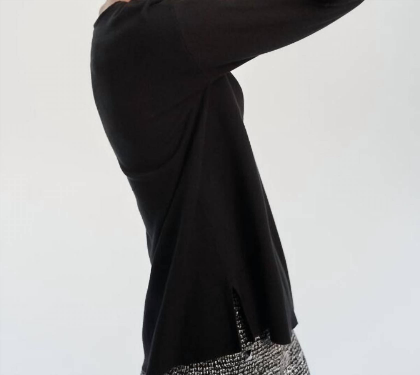 Joseph Ribkoff - Faux Fur Cuffs Tunic