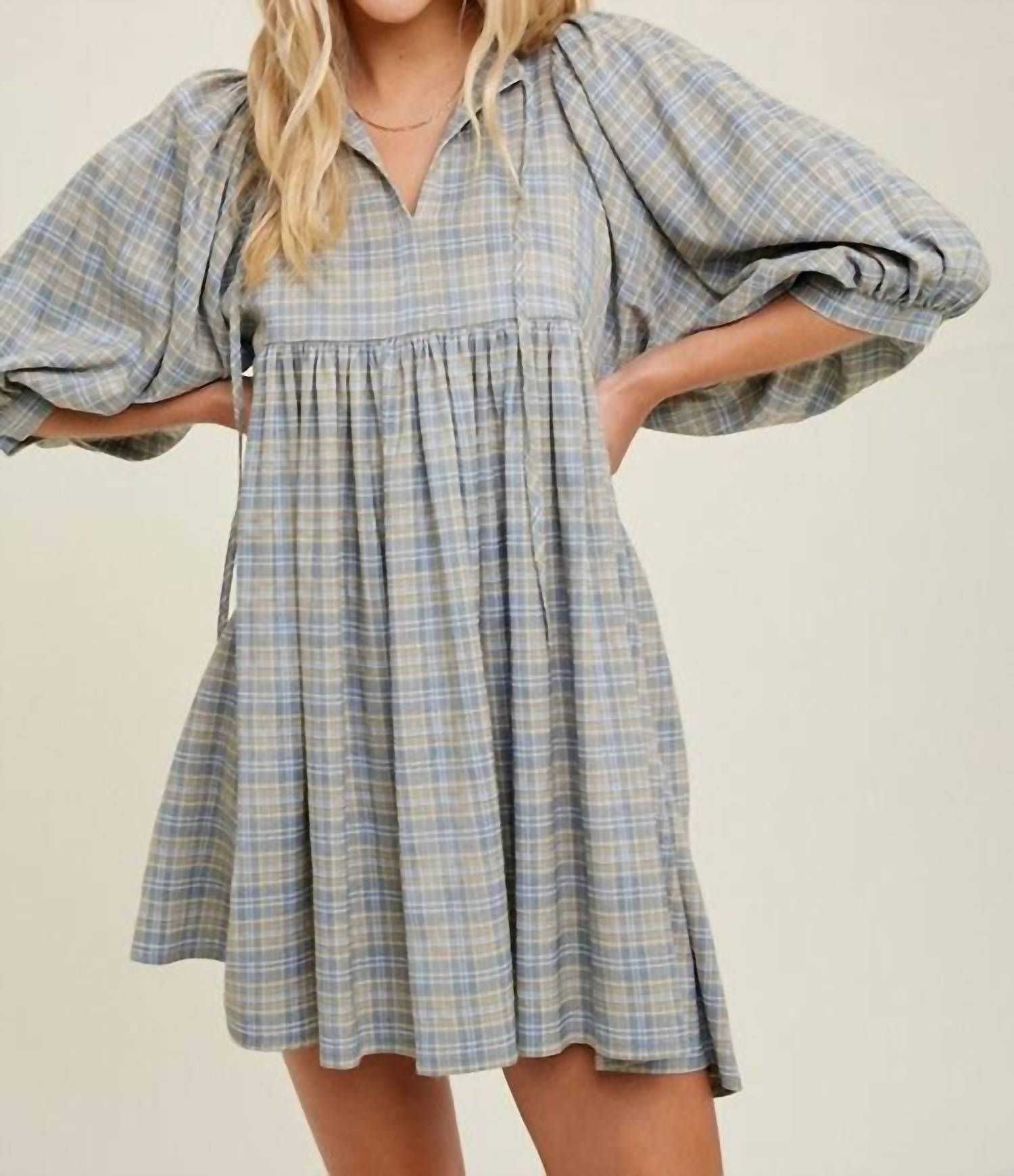 Wishlist - Melinda Puff Sleeve Mini Dress