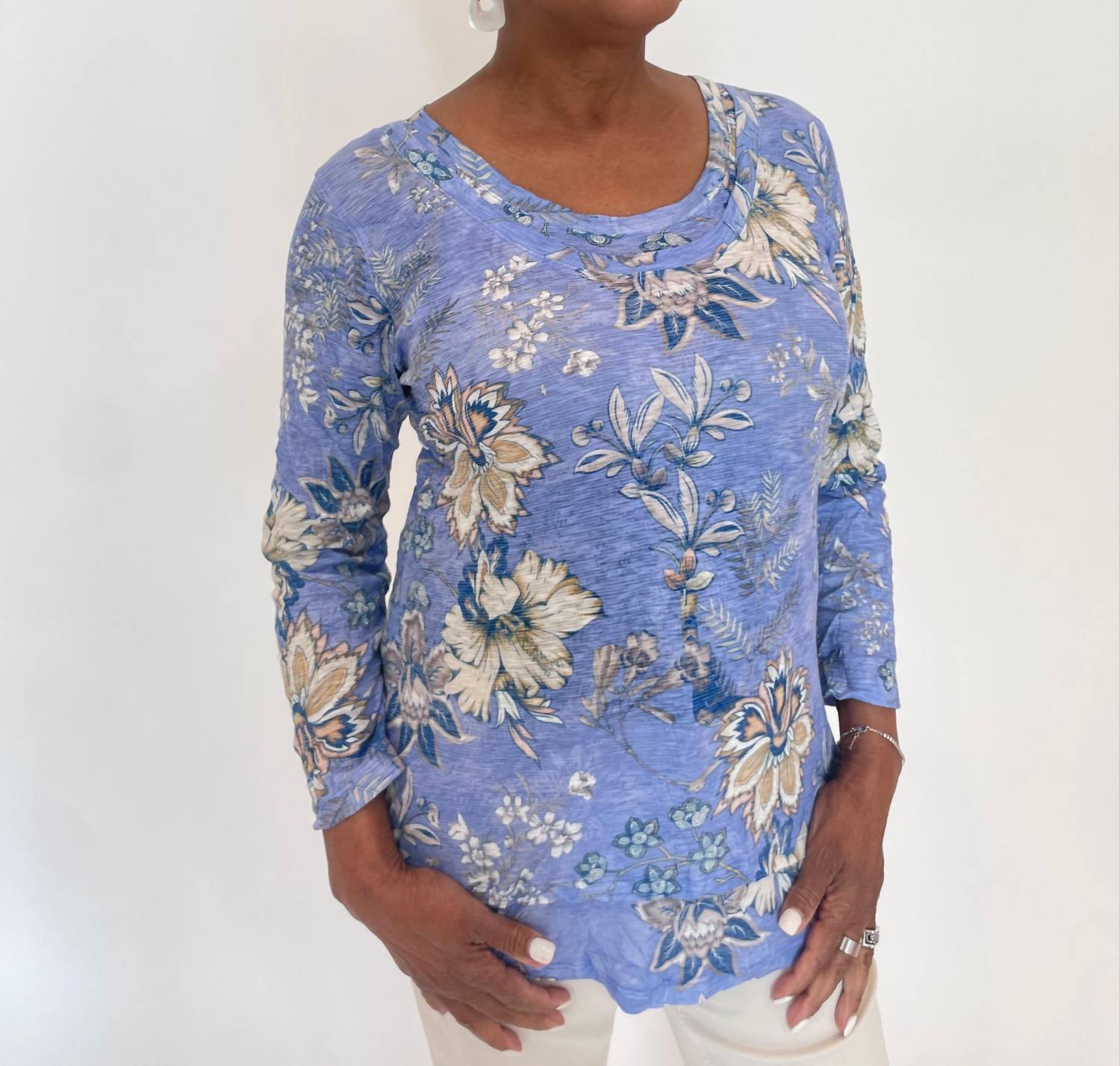 David Cline - Luna Double Layer Long Sleeve Top