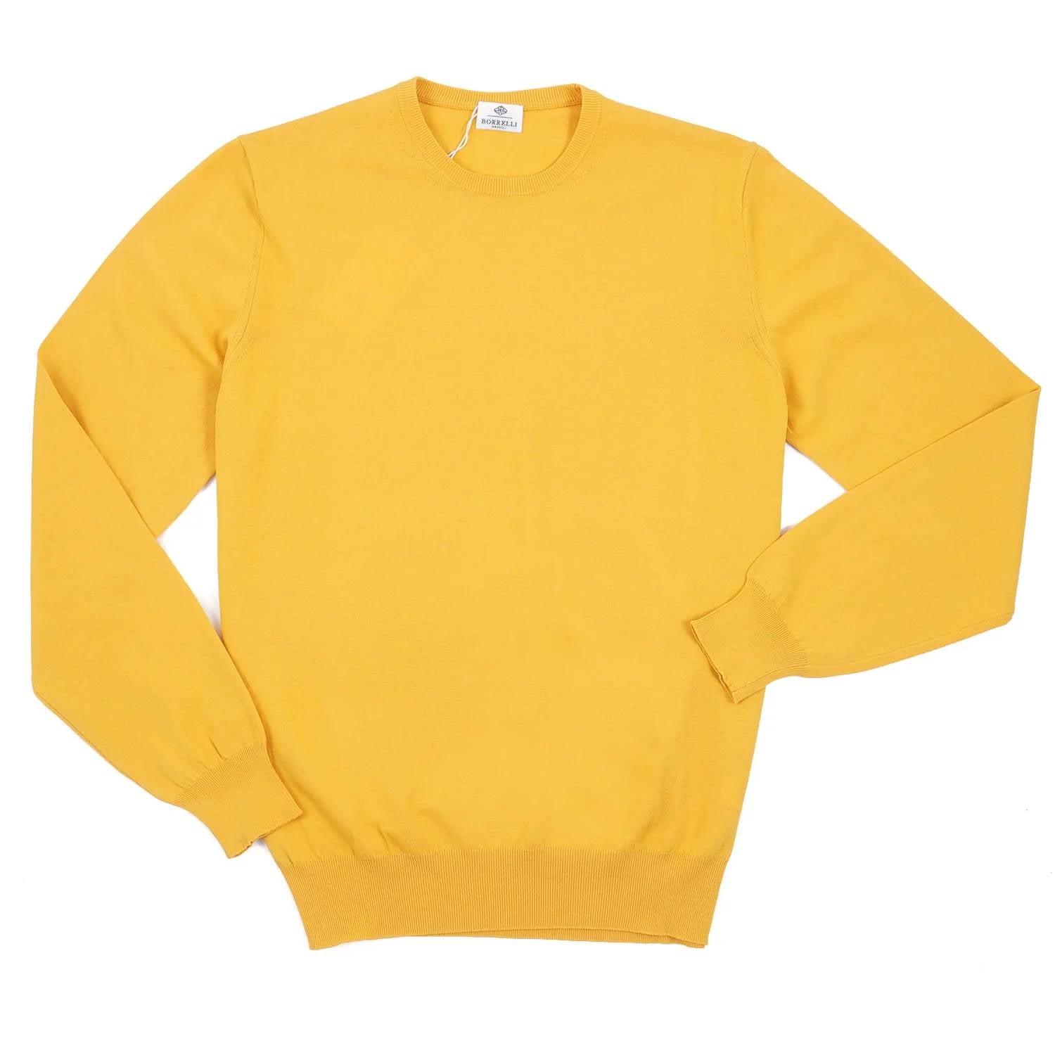 Luigi Borrelli Napoli - Men's Lightweight Cotton Sweater