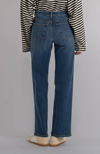 KUT FROM THE KLOTH Jodi High Waist Straight Leg Jeans in amusement w dar - women's jeans - detail view