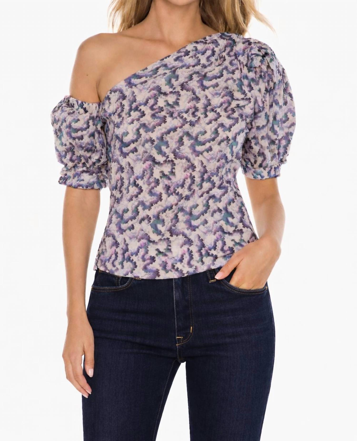 Isabel Marant - Étoile Liddy Asymmetric Balloon Sleeve Top