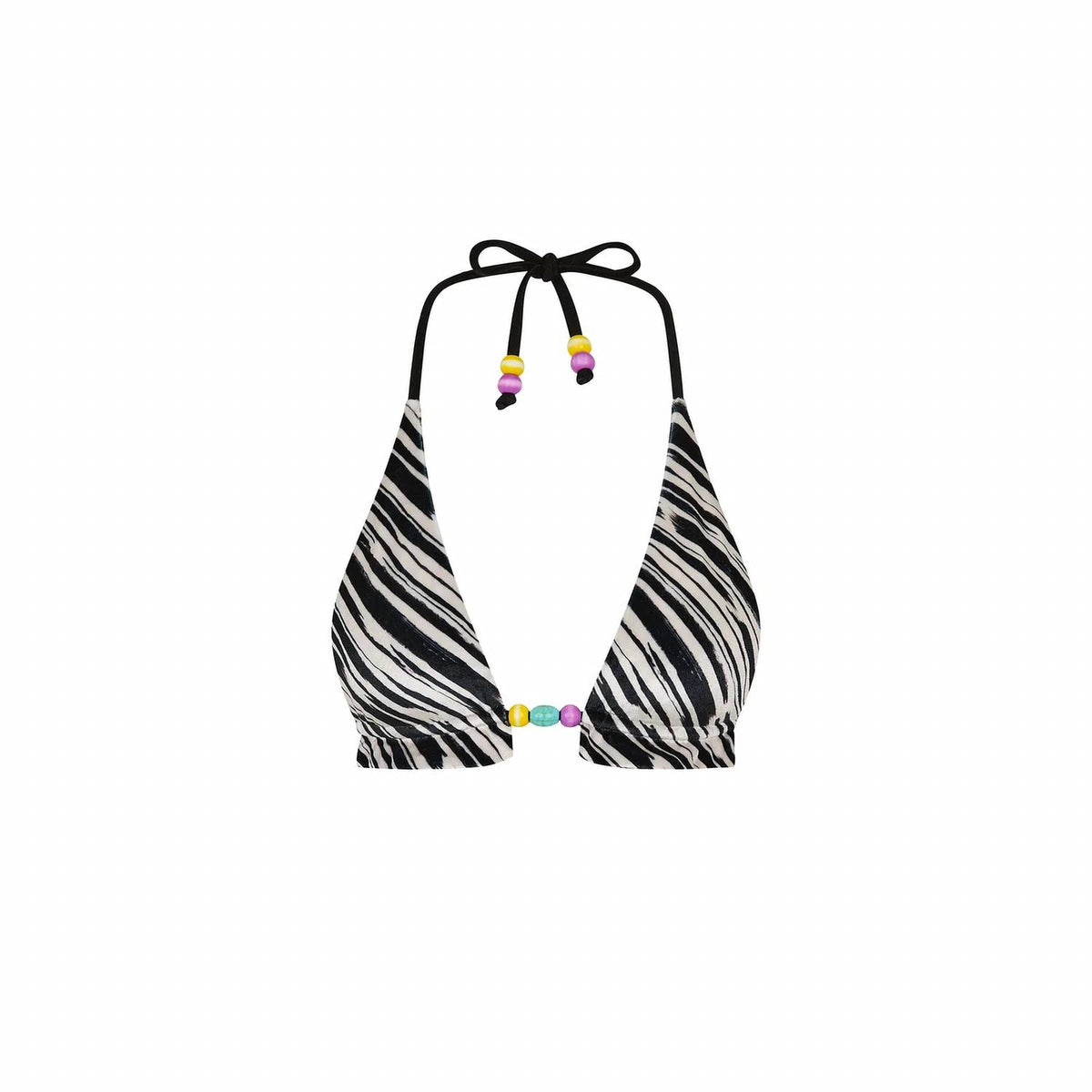 Kulani Kinis - Wild Honey Frill Halter Bralette Top