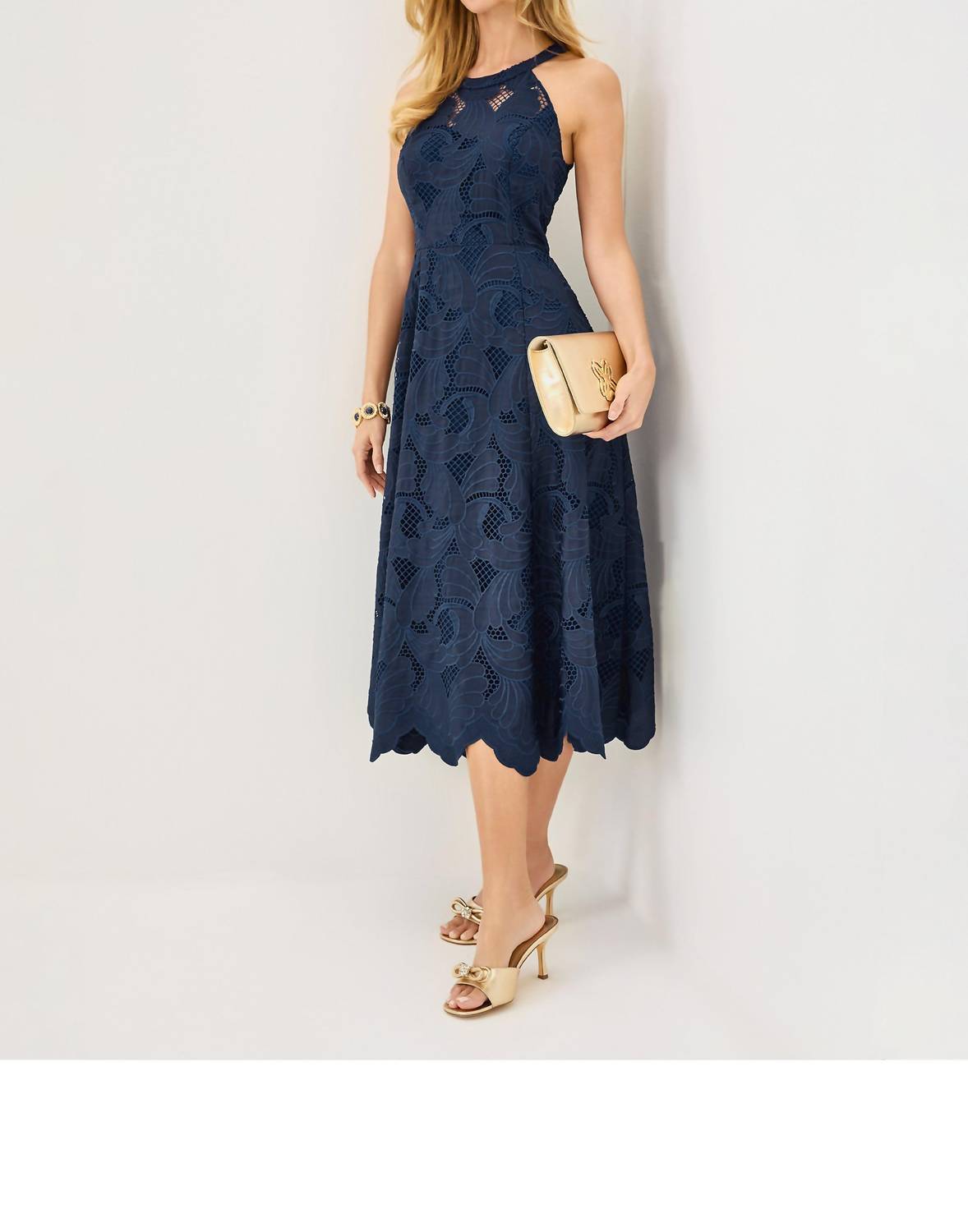 Lilly Pulitzer - Denise Lace Midi Dress