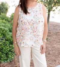 Charlie B - Women's Crew Neck Sleeveless Top