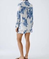 Oui - Floral Print long sleeve