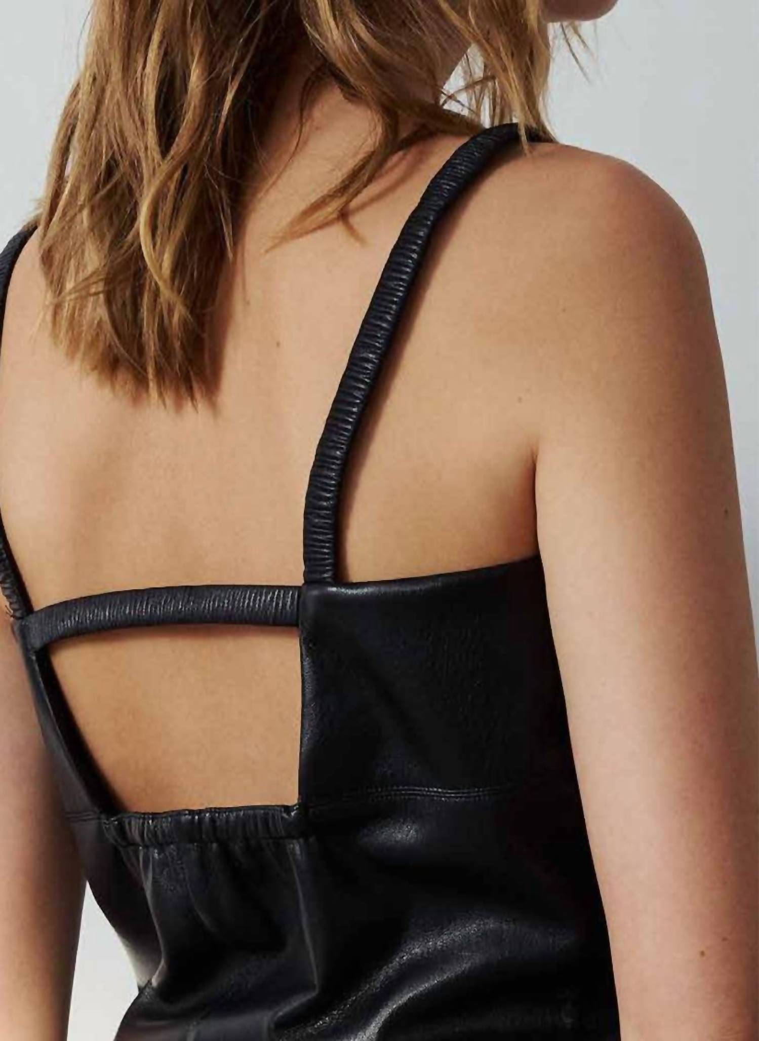 Melissa Nepton - Elly Faux Leather Tank
