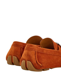 Salvatore Ferragamo - Men's Gancini Suede Driving Shoes