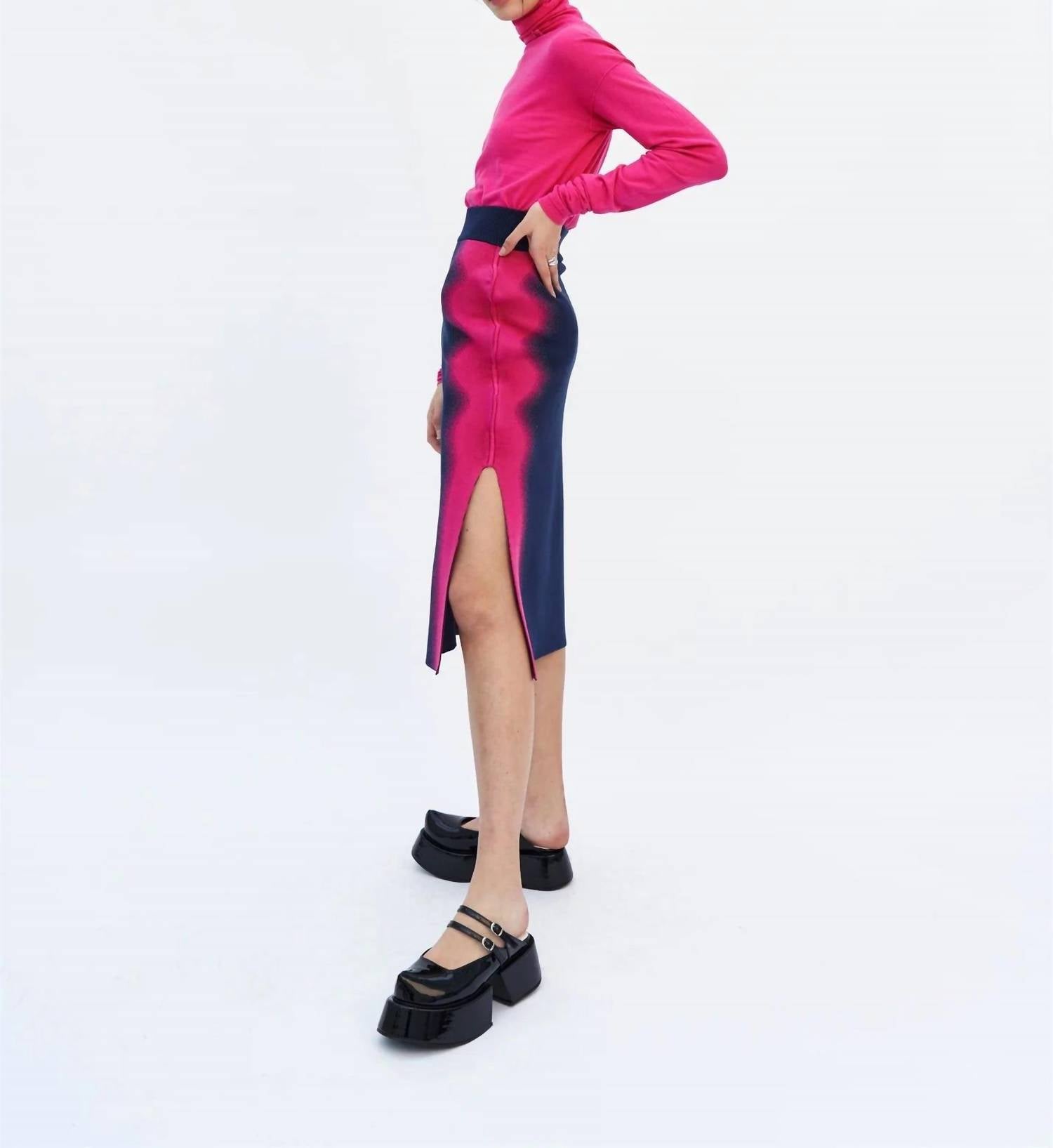 Ph5 - Elsa Wavy Midi Skirt