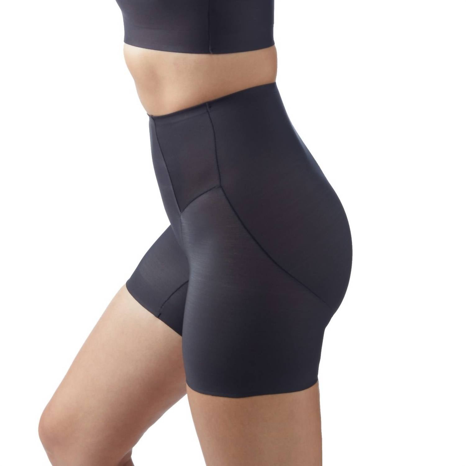 TC Fine Intimates Skin Benefit Waistline Bike Pant in black - women's shorts - detail view