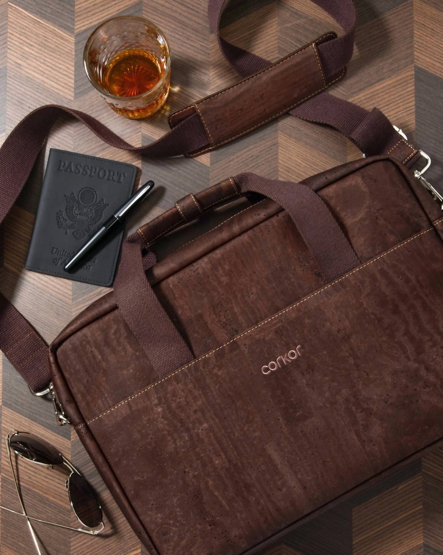 Corkor - Men's Cork Briefcase