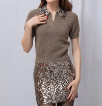 Endless Rose - Astoria Sequin Mini Skirt