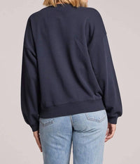 Chaser - Flag Adornment Long Sleeve Sweatshirt