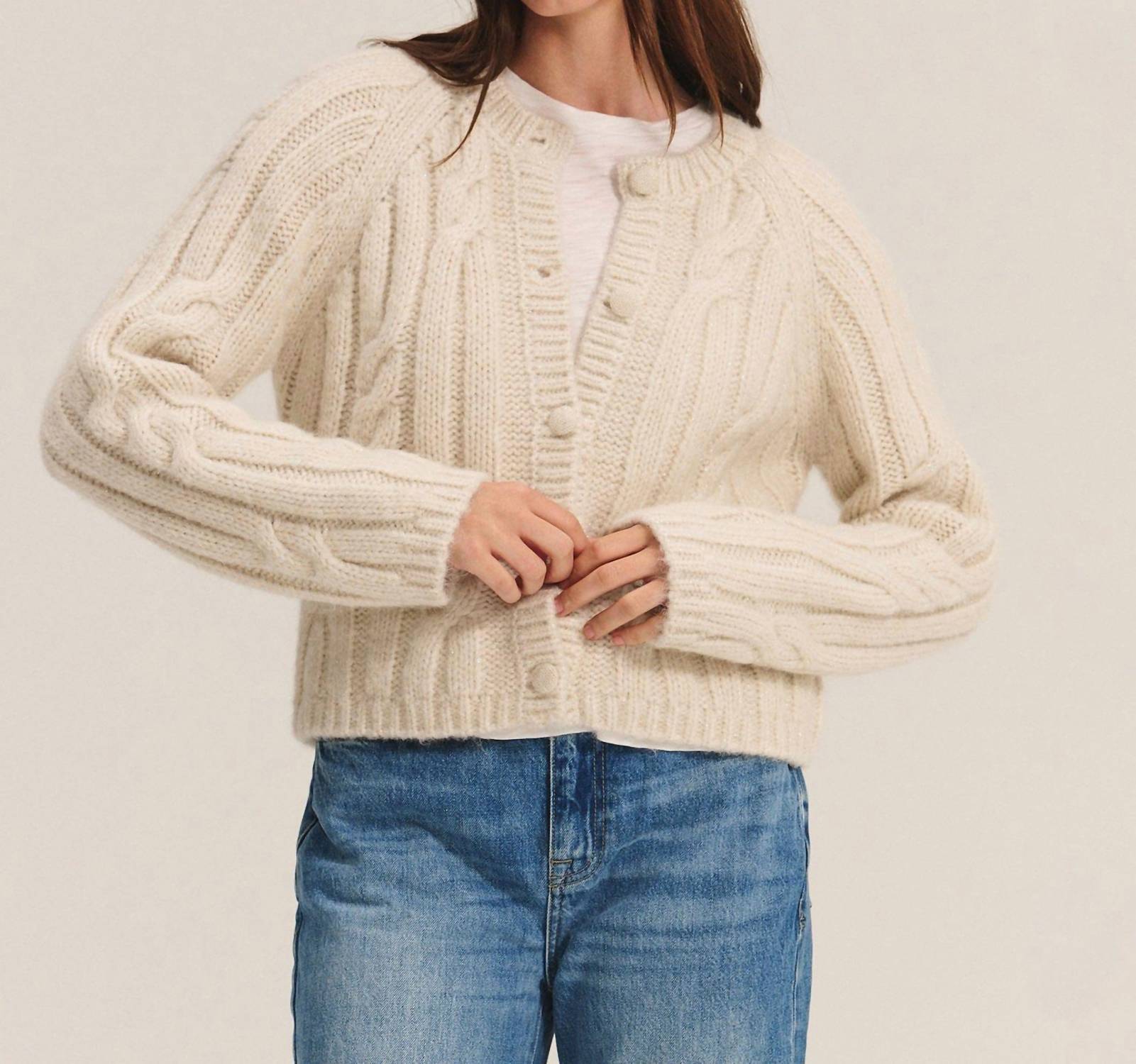 Velvet By Graham & Spencer - Alison Crewneck Cardigan