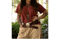 Jaded Gypsy - Moon Dance V-neck Tee