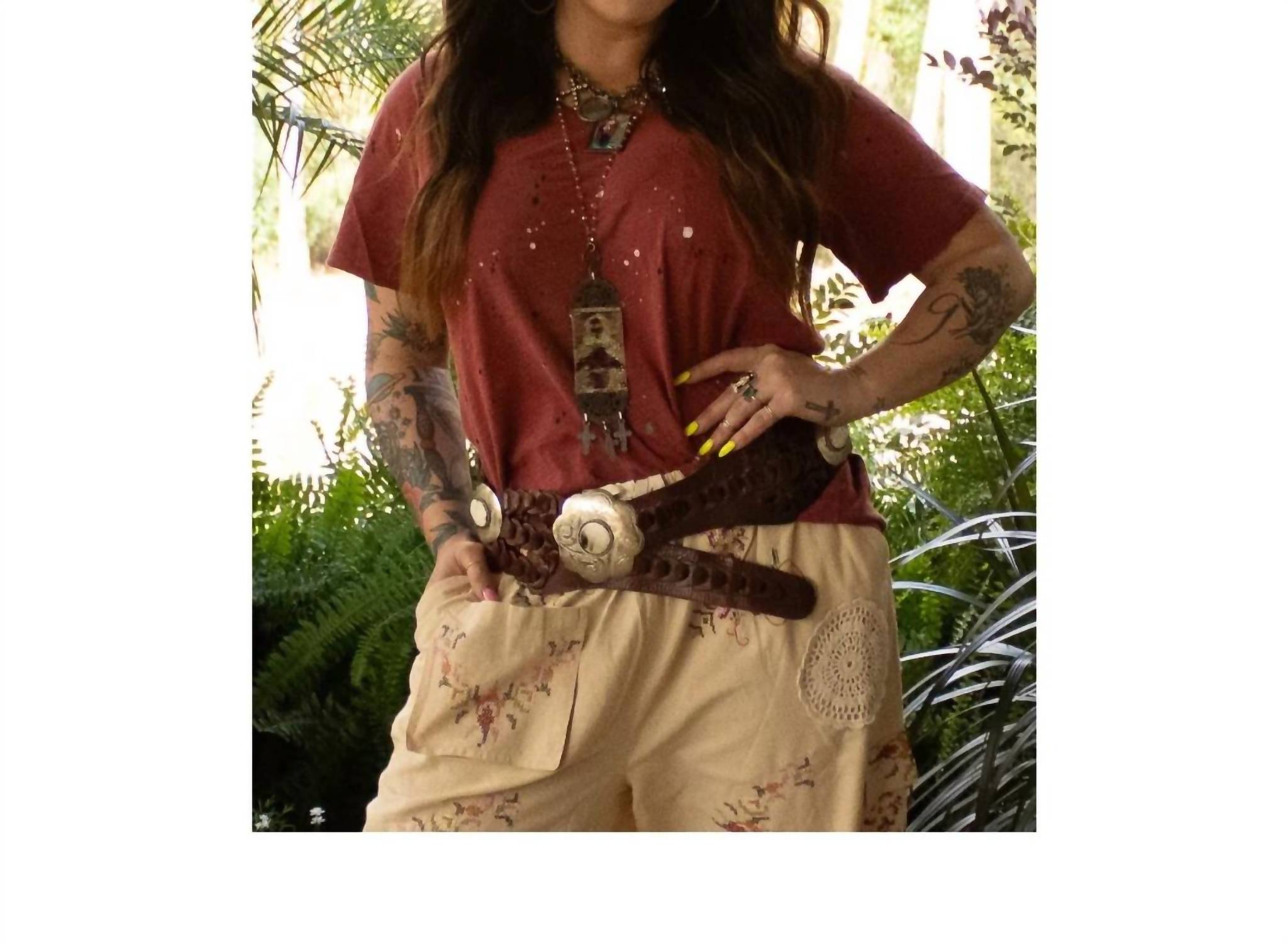 Jaded Gypsy - Moon Dance V-neck Tee