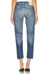 Moussy Sycamore Tapered Jean in blue - women's jeans - alternate view