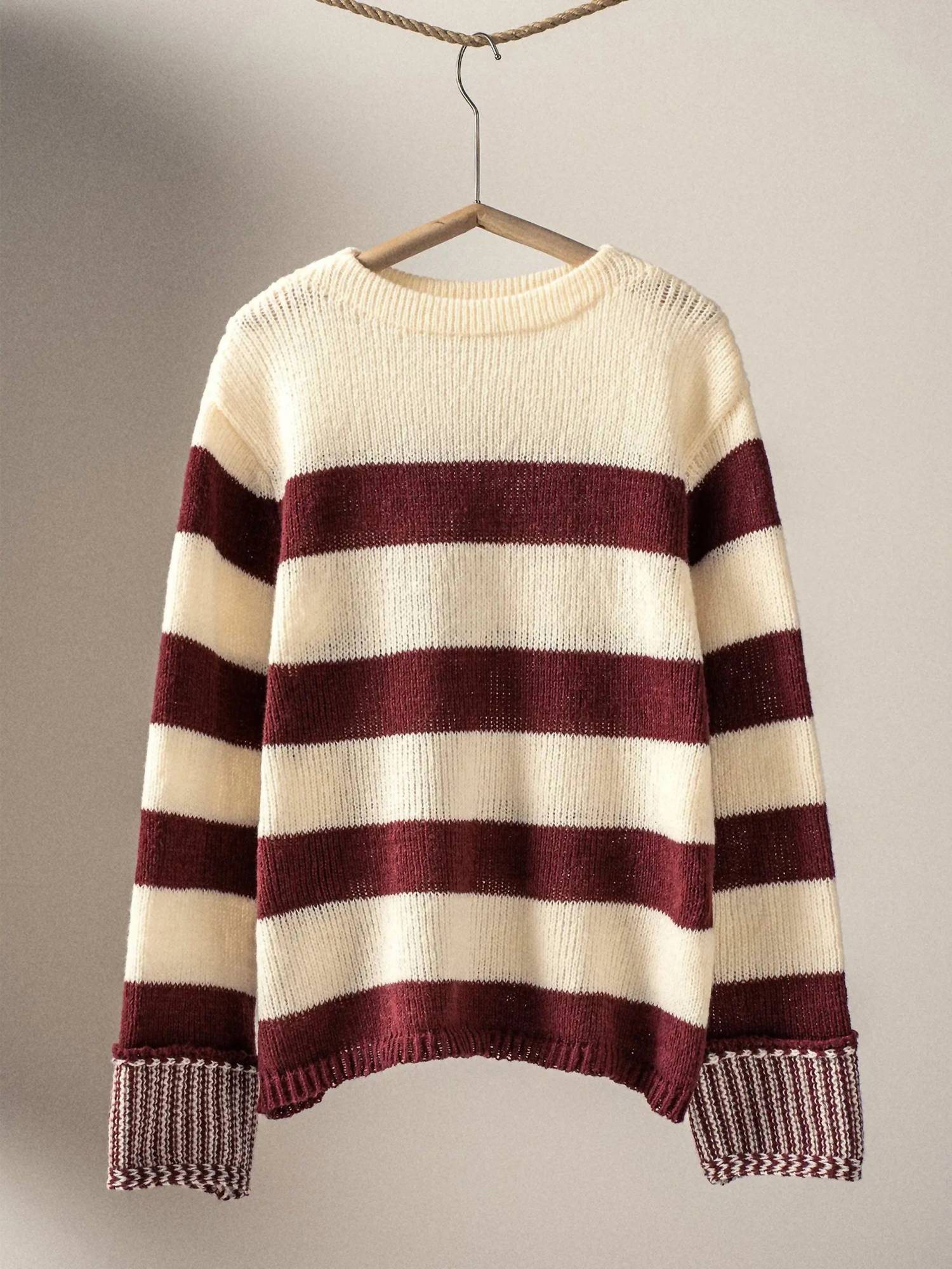 Urban Daizy - Women's Abbie Striped Sweater