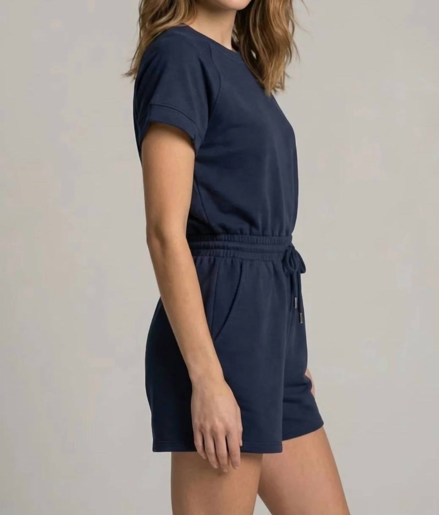 Doe And Rae - Buttery Soft Back-Cutout Romper