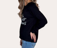 The Minted Olive - Coffee Till Cocktails Graphic Crewneck Tee