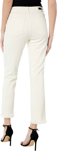 Kut From The Kloth - Reese High-rise Fab Ab Ankle Straight Raw Hem Jeans