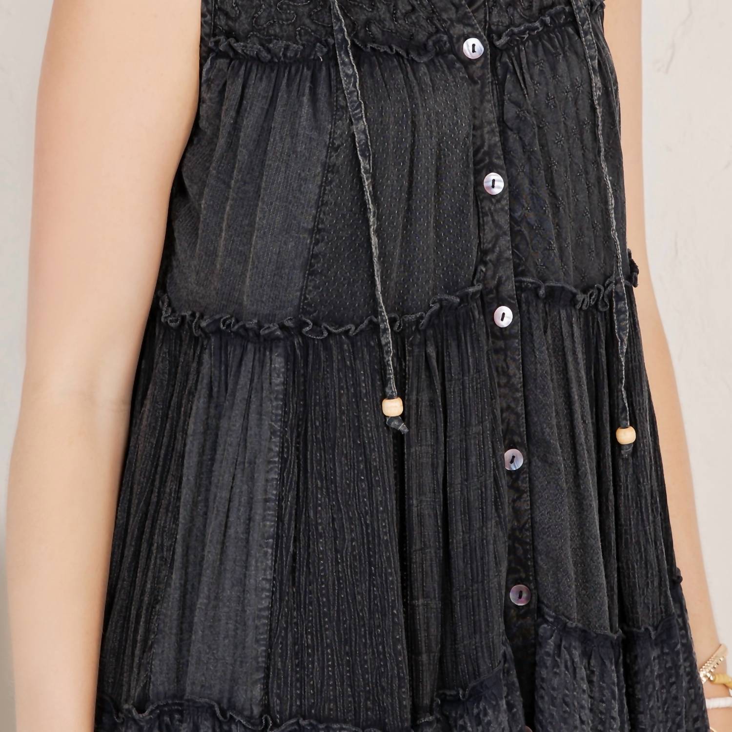 Young Threads - Sleeveless Long Hoodie duster