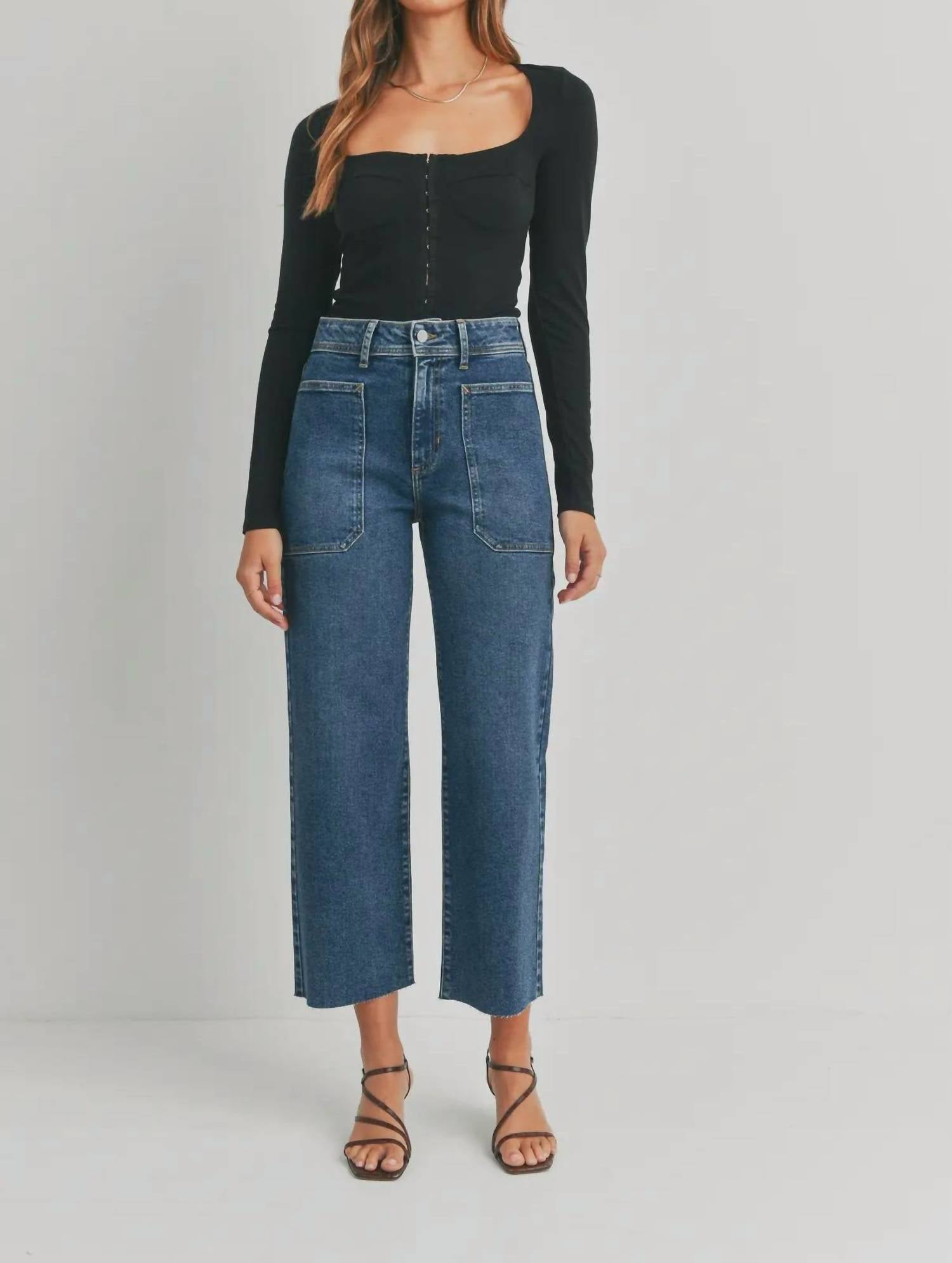 Just Black Denim - Utility Pocket Jean